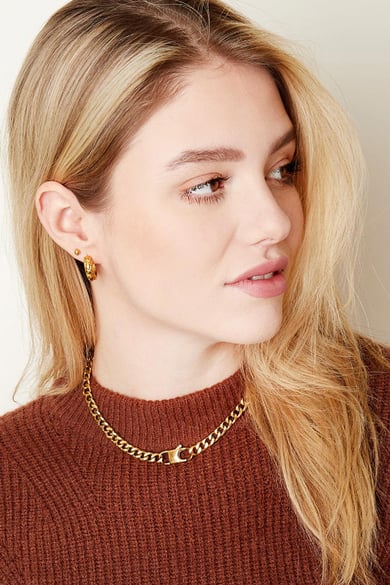 Collier Chain Nomi Argenté Acier inoxydable h5 Image4